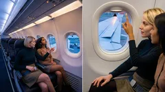 Perché sopra alcuni finestrini dell’aereo ci sono piccoli triangoli: a cosa servono davvero in volo